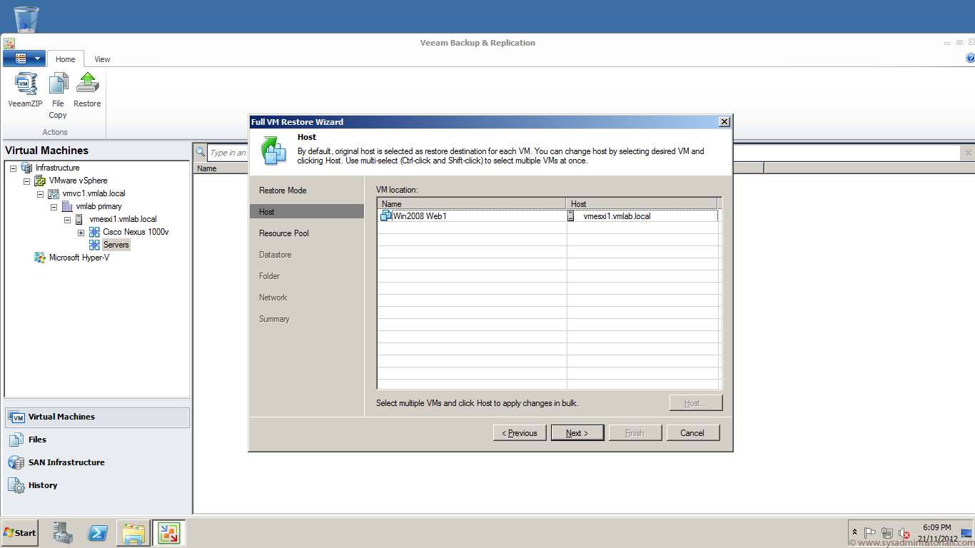 Veeam Backup and Replication Free Edition